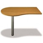 Bush Quantum Series Left Peninsula, 47-5/8w x 29-1/4d x 30h, Modern Cherry BSHQT7455MC