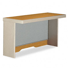 Bush Quantum Series Short Hutch, 47-1/4w x 15-1/4d x 23-1/8h, Modern Cherry BSHQT1475MC
