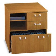 Bush Quantum Series Storage File, 29-1/4w x 23-1/4d x 30h, Modern Cherry BSHQT255FMC