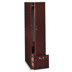 Bush Quantum Series Tall Storage Tower, 15-3/4w x 23-1/8d x 67h, Harvest Cherry BSHQT288FCS