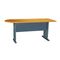 Bush Series A Peninsula, 71-1/4w x 26-7/8d x 29-7/8h, Natural Cherry/Slate Gray BSHWC57471