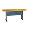 Bush Series A Peninsula, 71-1/4w x 26-7/8d x 29-7/8h, Natural Cherry/Slate Gray BSHWC57471