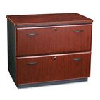 Bush Series A Two-Drawer Lateral File, 35-3/4 x 23-3/8 x 29-7/8, Hansen Cherry/Galaxy BSHWC94454ASU
