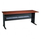 Bush Series A Workstation Desk, 72w x 26-7/8d x 29-7/8h, Hansen Cherry BSHWC94472