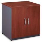 Bush Series C 2 Door Cabinet, 29-1/2 x 23-3/8 x 29-7/8, Hansen Cherry/Graphite Gray BSHWC24496A