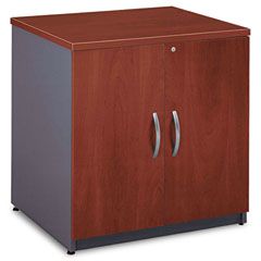Bush Series C 2 Door Cabinet, 29-1/2 x 23-3/8 x 29-7/8, Hansen Cherry/Graphite Gray BSHWC24496A
