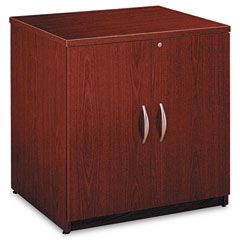 Bush Series C 2 Door Cabinet, 29-1/2w x 23-3/8d x 29-7/8h, Mahogany BSHWC36796A