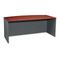 Bush Series C Bow Front Desk, 71w x 36-1/8d x 29-7/8h, Hansen Cherry BSHWC24446