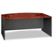 Bush Series C Bow Front Desk, 71w x 36-1/8d x 29-7/8h, Hansen Cherry BSHWC24446