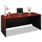 Bush Series C Bow Front Desk, 71w x 36-1/8d x 29-7/8h, Mahogany BSHWC36746