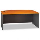 Bush Series C Bow Front Desk, 71w x 36-1/8d x 29-7/8h, Natural Cherry BSHWC72446
