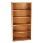 Bush Series C Open Double Bookcase, 5 Shelves, 35-5/8w x 15-3/8d x 72-7/8h, MCY BSHWC72414