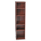 Bush Series C Open Single Bookcase, 5-Shelf, 17-7/8w x 15-3/8d x 72-7/8h, DCY BSHWC24412