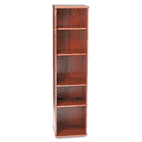 Bush Series C Open Single Bookcase, 5-Shelf, 17-7/8w x 15-3/8d x 72-7/8h, MCY BSHWC72412
