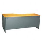 Bush Series C Right Corner Desk Module, 71w x 35-1/2d, Natural Cherry/Graphite Gray BSHWC72423