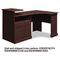 Bush Syndicate Corner Desk, 62-74w x 42d x 34-3/4h, Mocha Cherry, Carton 2 BSH6399MCA203