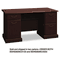 Bush Syndicate Double Pedestal Desk, 60w x 30d x 30h, Mocha Cherry, Carton 1 BSH6360MCA103