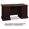 Bush Syndicate Double Pedestal Desk, 60w x 30d x 30h, Mocha Cherry, Carton 2 BSH6360MCA203