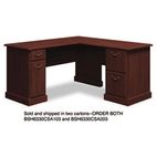 Bush Syndicate L-Desk, 60w x 60d x 30h, Harvest Cherry, Carton 1 BSH6330CSA103