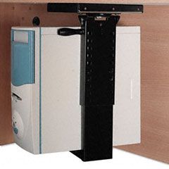 Bush Universal CPU Holder, 9-1/8w x 14-1/8d x 22-5/8h, Black BSHAC9982003