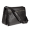 Buxton Entrepreneur Laptop Briefcase, Synthetic Leatherette, 17 5/8w x 5d x 14h, Black BUXOC24T482BK
