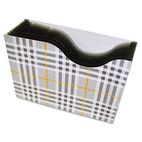C-Line 13-Pocket Expanding File, Nine Inch Expansion, Letter, Gray Plaid CLI48212