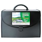 C-Line 21 Pocket Biodegradable Expanding File, Legal, Black, 12/DZ CLI48320