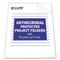 C-Line Antimicrobial Project Folders, Jacket, Letter, Polypropylene, Clear, 25/Box CLI62137