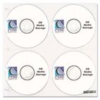 C-Line CD/DVD Refillable D-Ring Binder Kit, Holds 80 Disks, Black CLI61938