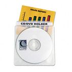 C-Line Deluxe Individual CD/DVD Holders, 50/BX CLI61988