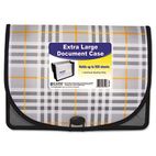 C-Line Expanding File, Plaid, Letter, 13 Pockets, 3.5" Exp. 1/EA CLI58512