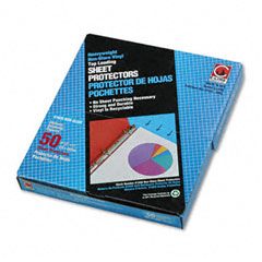 C-Line Heavyweight Vinyl Sheet Protector, Non-Glare, 11 x 8 1/2, 50/BX CLI61028