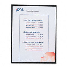 C-Line Magnetic Cubicle Keepers Display Holders, 8 1/2 x 11, Clear, 2/Pack CLI37911