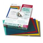 C-Line Project Folders, Jacket, Letter, Poly, Assorted Colors, 25/Box CLI62130