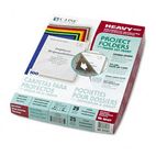 C-Line Project Folders, Jacket, Letter, Poly, Clear, 25/Box CLI62127