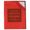 C-Line Recycled Project Folder, Jacket, Letter, Poly, Red, 25/Box CLI62124
