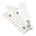 C-Line Self-Adhesive Attaching Strips, 3-Hole Punched, 11 x 1, 200/BX CLI64713