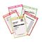 C-Line Stitched Shop Ticket Holder, Neon, Assorted 5 Colors, 9 x 12, 25/BX CLI43910