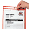 C-Line Stitched Shop Ticket Holder, Neon, Assorted 5 Colors, 9 x 12, 25/BX CLI43910