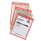C-Line Stitched Shop Ticket Holder, Neon, Assorted 5 Colors, 9 x 12, 25/BX CLI43910