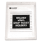 C-Line Vinyl Shop Ticket Holder, Both Sides Clear, 9 x 12, 50/BX CLI80912