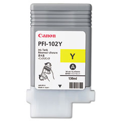 Canon 0898B001(PFI-102) Ink, 130 mL, Yellow CNM0898B001AA