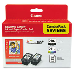 Canon 2973B004 Ink & Paper Pack, 2 Inks & 50 Sheets 4 x 6 Paper CNM2973B004