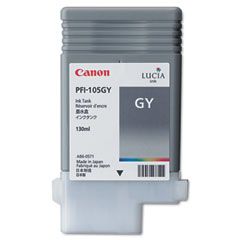 Canon 3009B001AA (PFI-105) Ink, 130mL, Gray CNM3009B001AA