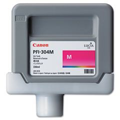 Canon 3851B001AA (PFI-304) Ink, 330mL, Magenta CNM3851B001AA
