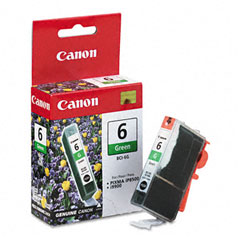 Canon BCI6G (BCI-6) Ink Tank, 370 Page-Yield, Green CNMBCI6G