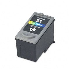 Canon CL51 (CL-51) Ink, Tri-Color CNMCL51