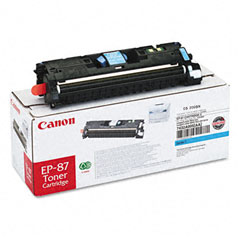 Canon EP87C (EP-87) Toner, 4,000 Page-Yield, Cyan CNMEP87C
