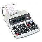 Canon P160DH Two-Color Roller Printing Calculator, 12-Digit Fluorescent, Black/Red CNMP160DH