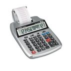 Canon P23-DHV 12-Digit Two-Color Printing Calculator, 12-Digit LCD, Purple/Red CNMP23DHV - refurbished